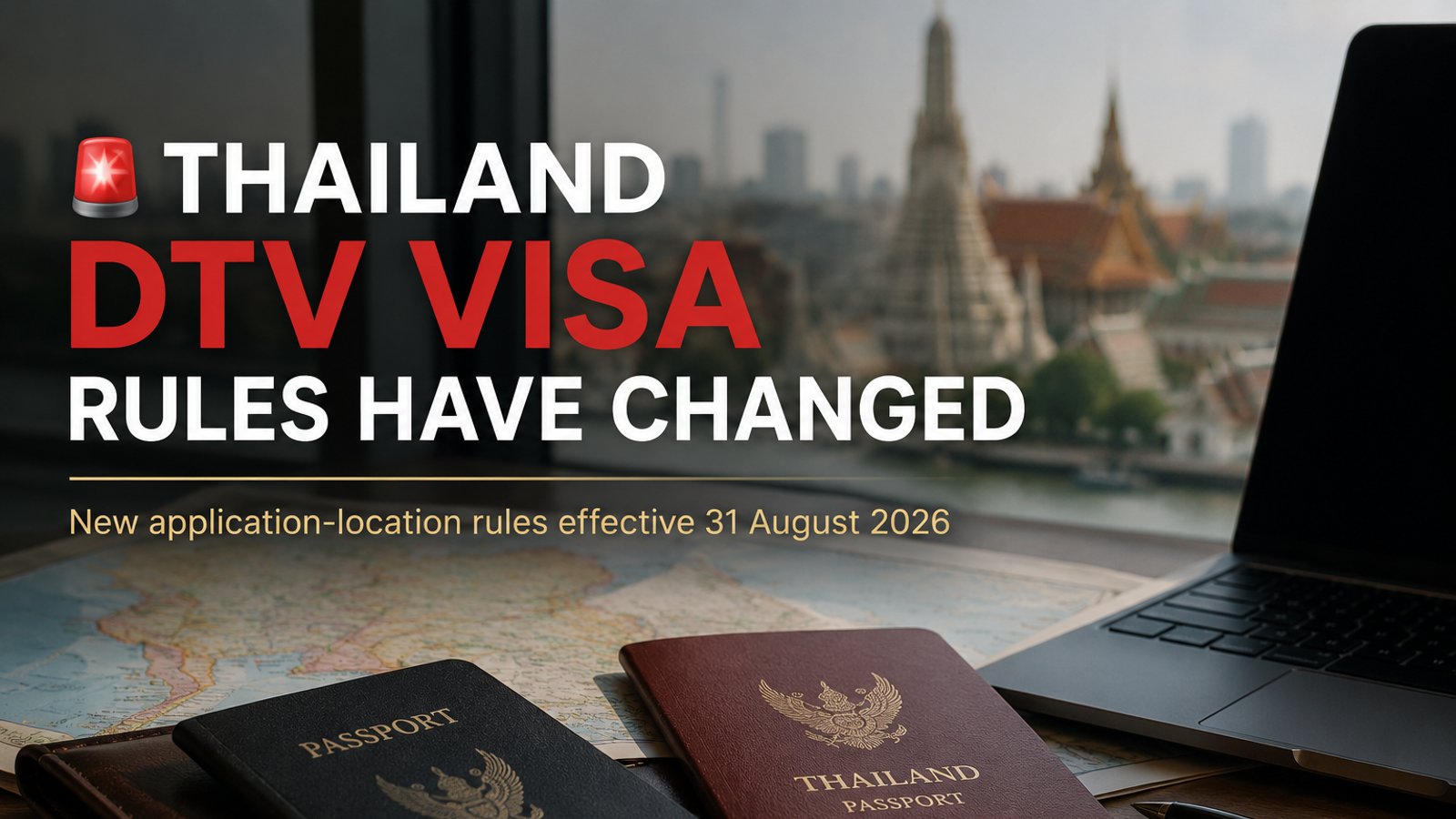Thailand DTV Visa Rules Changed in 2026: New Application Requirements Explained