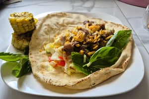 Jerk Chicken and Naan