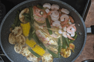 Jamaican Steamed Fish & Okro