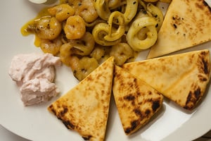 Jerked Shrimp Plate