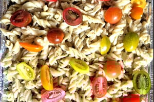 Herbed Pasta Salad with Cherry Tomatoes