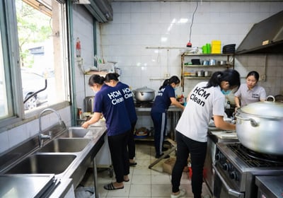 Restaurant and Cafe Deep Cleaning Service Ho Chi Minh
