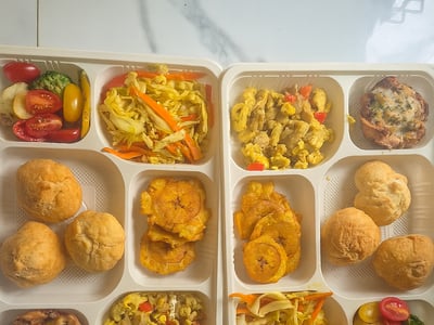 Jamaican Breakfast Platter