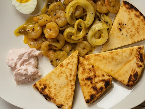 Jerked Shrimp Plate