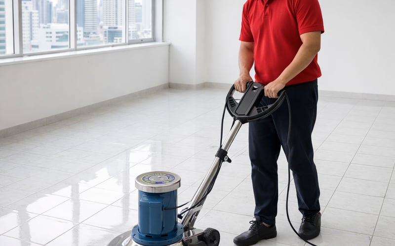 Floor Scrubbing & Polishing