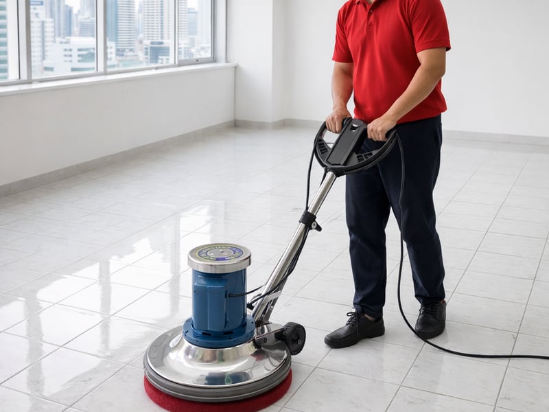 Floor Scrubbing & Polishing