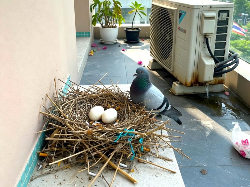 Bird Nest Removal