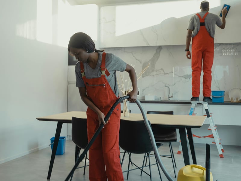 Office Floor Scrubbing Service in HCM