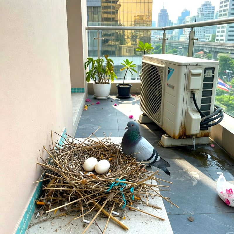 Bird Nest Removal