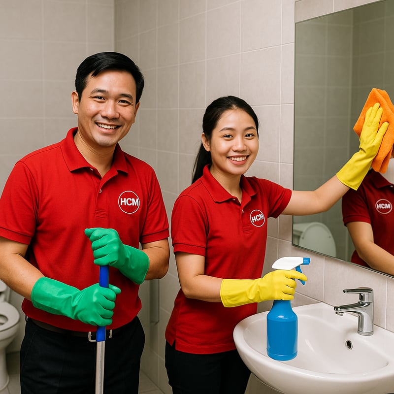 Restroom Cleaning for Offices Service in HCM