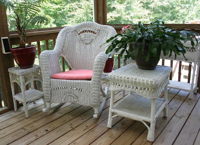 Outdoor Furniture Upholstery Cleaning Service