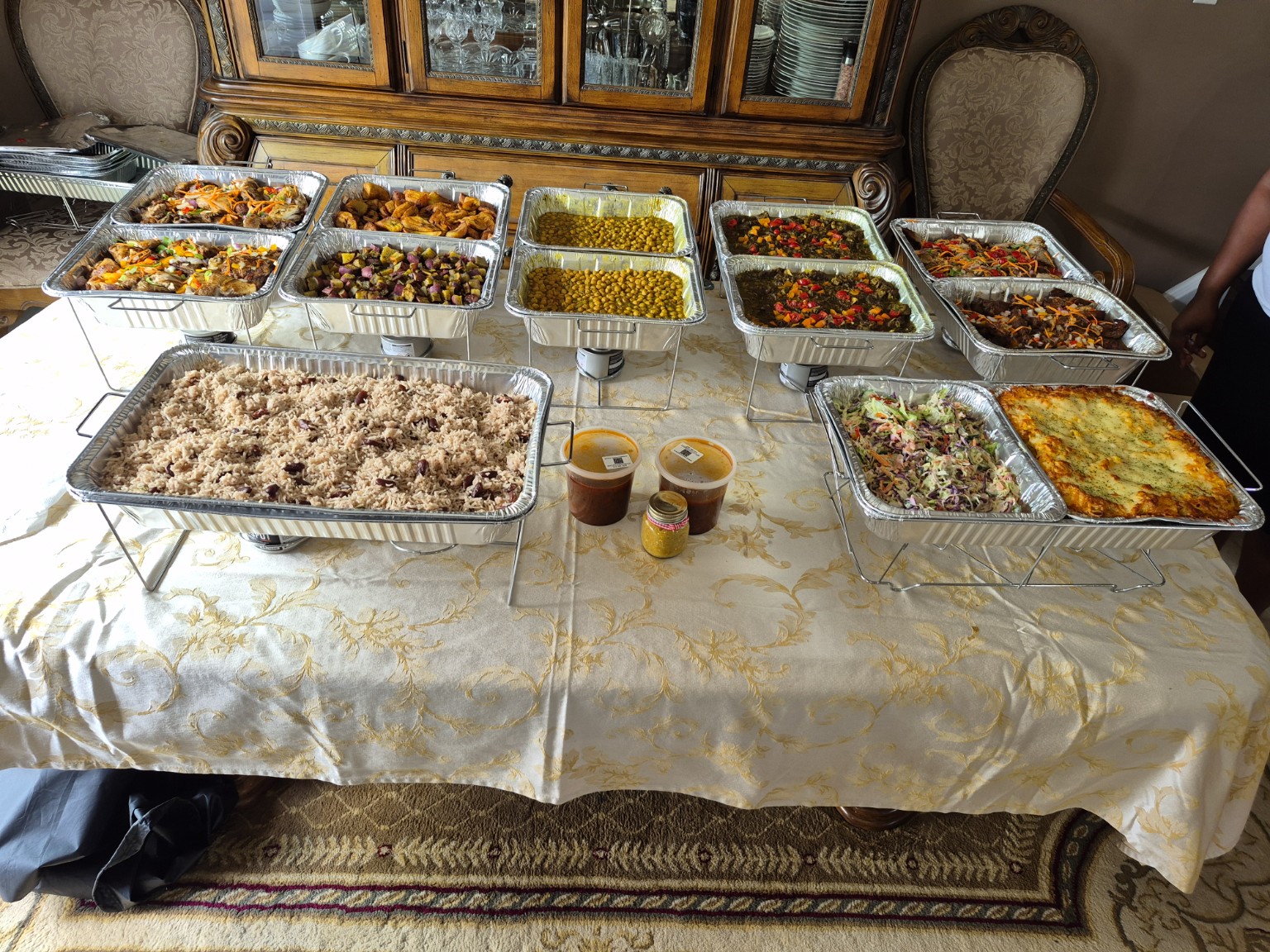 Jamaican Cooking Experience takeout catering buffet