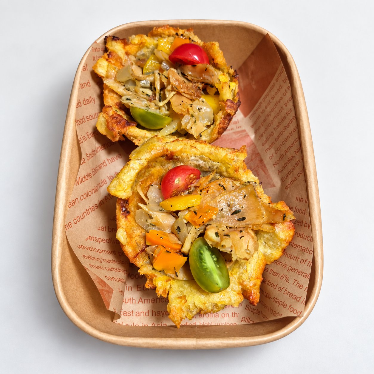 Plantain Cups with Saltfish from Jamaican Cooking Experience